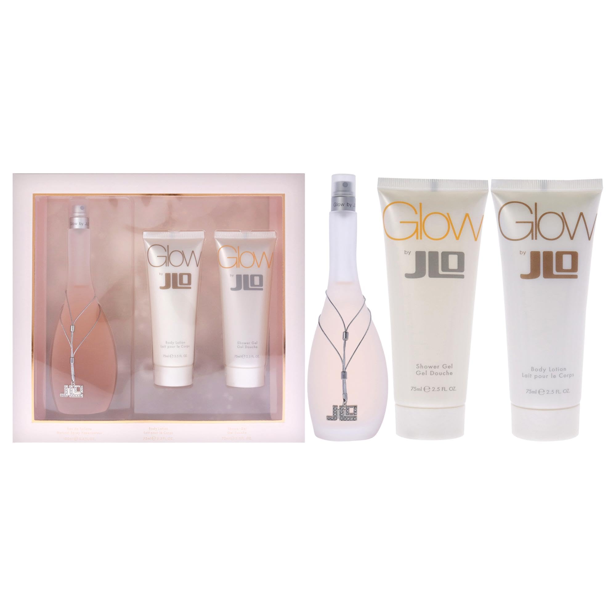 Jennifer Lopez Glow Fragrance Set, 3 Count