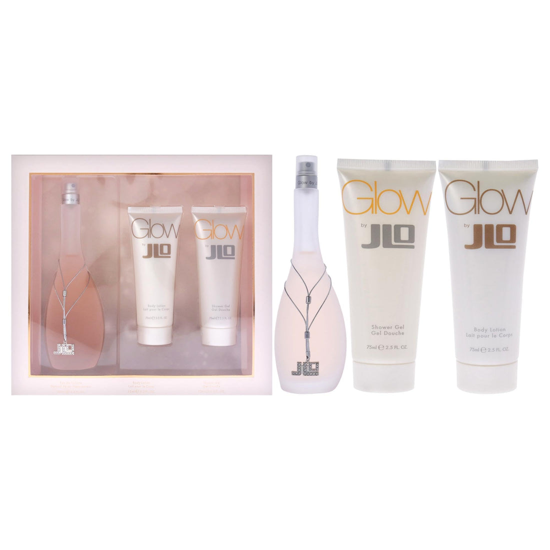 Jennifer Lopez Glow Fragrance Set, 3 Count