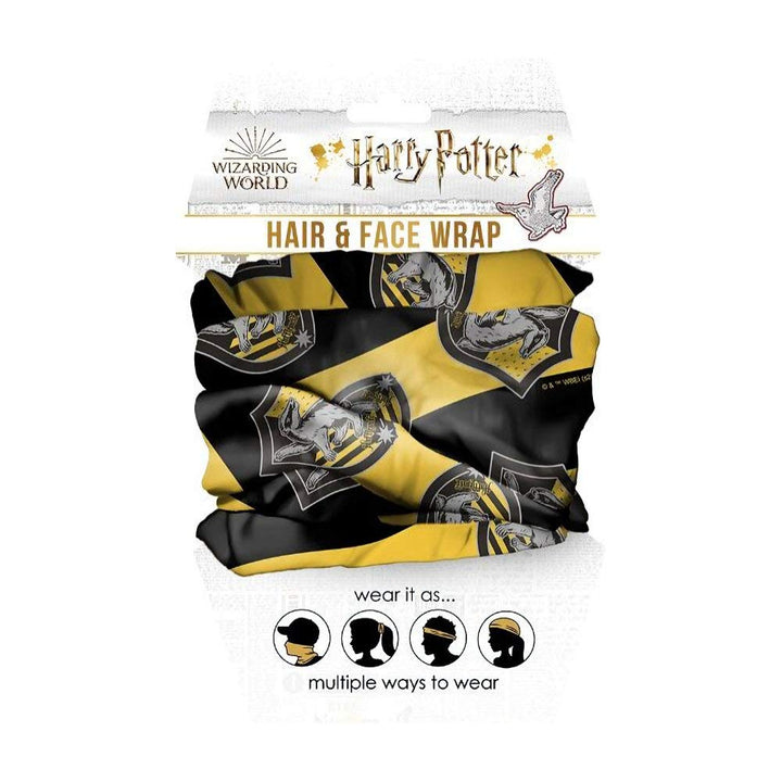 SpoontiquesÃ‚ HairÃ‚ andÃ‚ Face WrapsÃ‚ Multifunctional BandannaÃ‚ Headband Scarf Neck Gaiter Balaclava, Hufflepuff, 1 Count, 9 x 18 x 0.1 (19866)