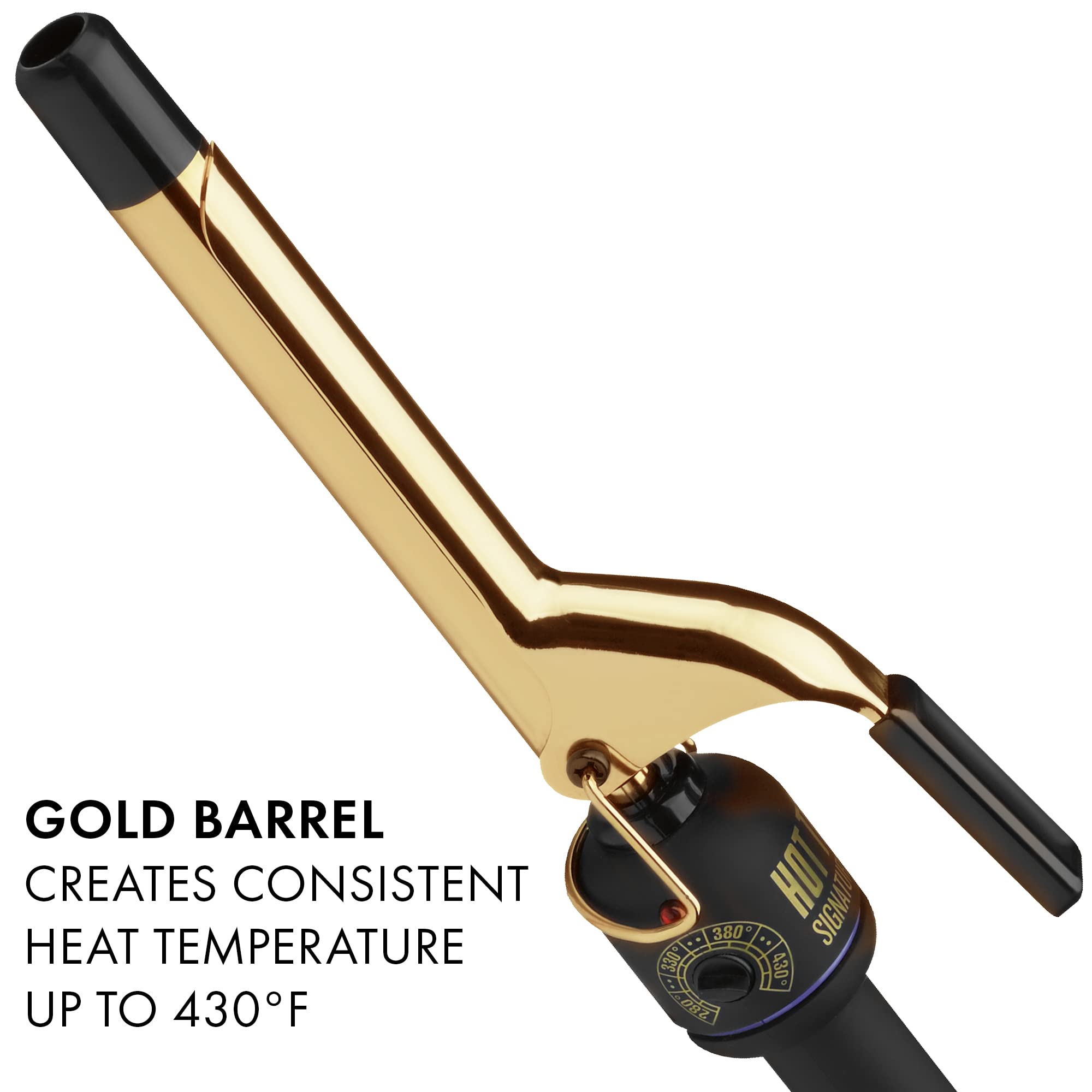 HOT TOOLS Signature Series Gold Curling Iron/wand, Ã‚¾ Inches