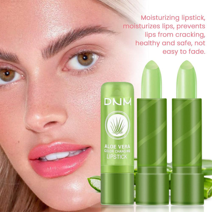 BINGBRUSH 2Pcs Flower Jelly Color Changing Lipstick Magic Lipstick Lip Gloss with Flower inside,Clear Flower PH Jelly Lipstick Prime Lip Color Change Changing Lipstick Lip Blam