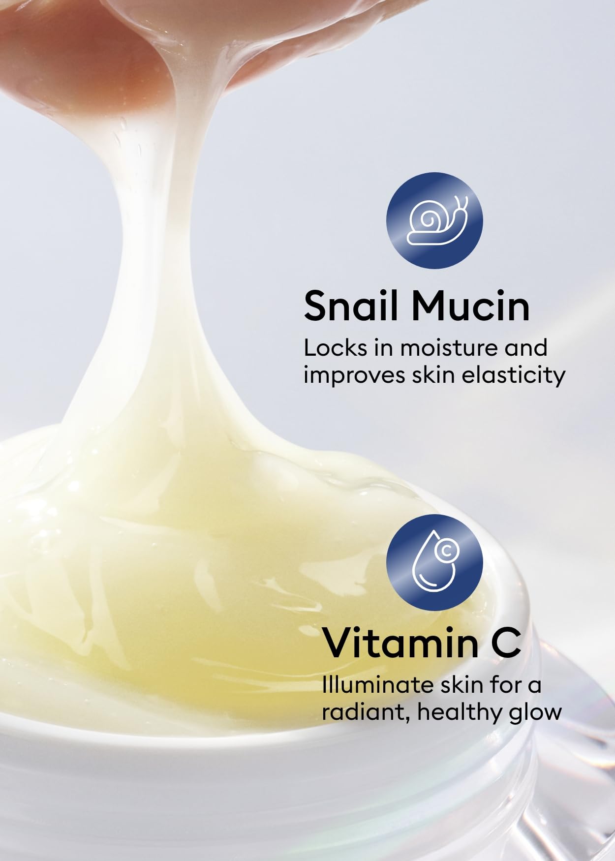 MISSHA Cell Renew Snail Mucin Vitamin C Cream 1.69 Fl oz, Hydrating Snail Mucin, Korean Skin Care for Improved Skin Texture & Youthful Glow, Mother's Day gifts