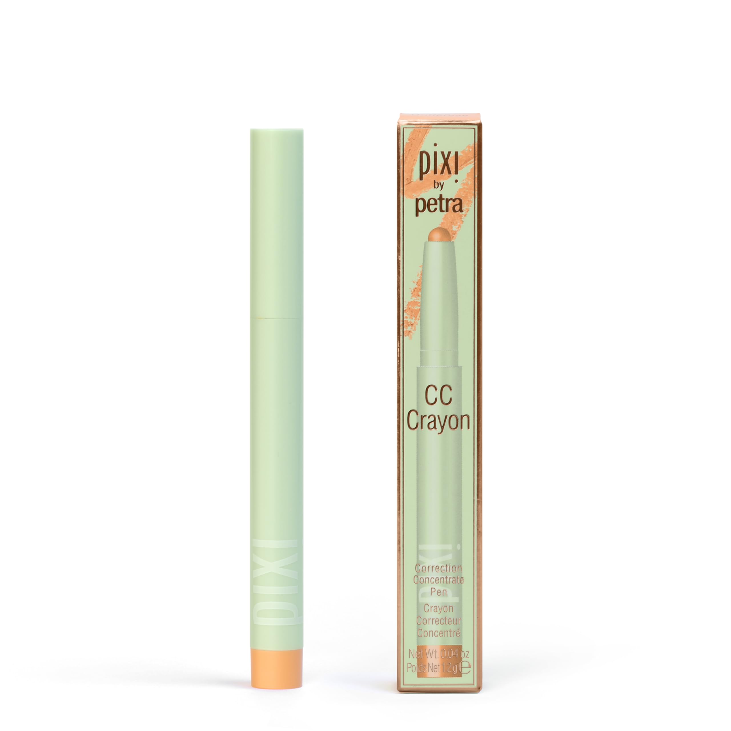 Pixi Beauty CC Crayon BYE Undereye, Concentrated Colour Correcting Pencil Concealer, Neutralize Under-Eye Darkness, For Tan to Deeper Skin Tones 1.2g / 0.04oz