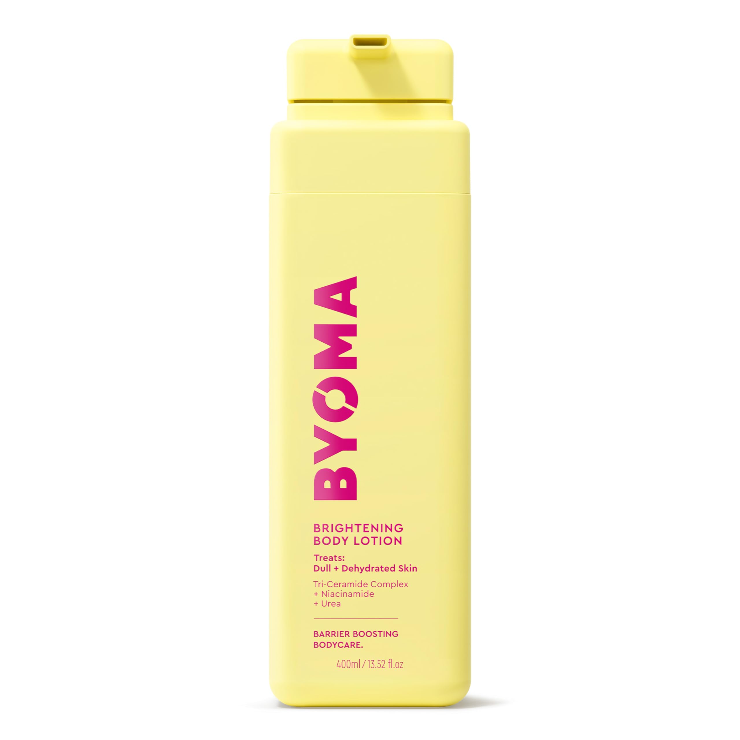 BYOMA Brightening Body Lotion - For Dull, Dehydrated Skin - Creamy Body Moisturizer with Niacinamide & Azelaic Acid - Brightens & Evens Skin Tone - Skin Barrier Repair - 16.9 fl oz
