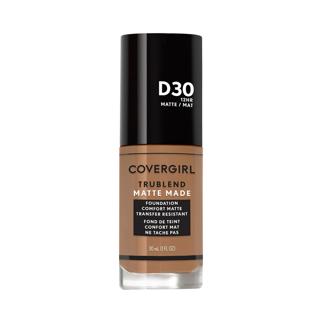 Covergirl Trublend Matte Made Liquid Foundation, D30 Bronze, 1.014 Ounce: 4 D30 Bronze