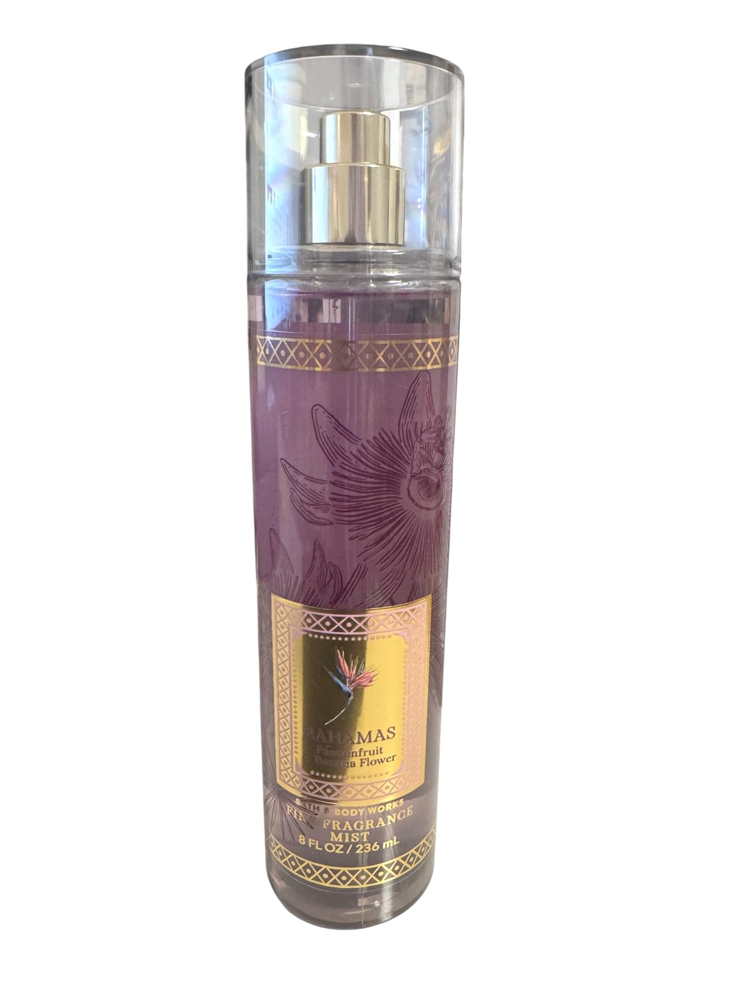 Bath & Body Works Fine Fragrance Body Spray Mist 8 fl oz / 236 mL (Bahamas Passionfruit & Banana Flower)