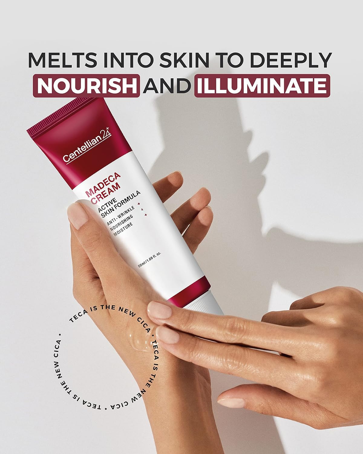 CENTELLIAN 24 Madeca Cream (Season 5, 1.7fl oz) - Centella Moisturizer for Face, Korean Skin Care. Dry, Sensitive Skin. TECA, Centella Asiatica, Madecassoside