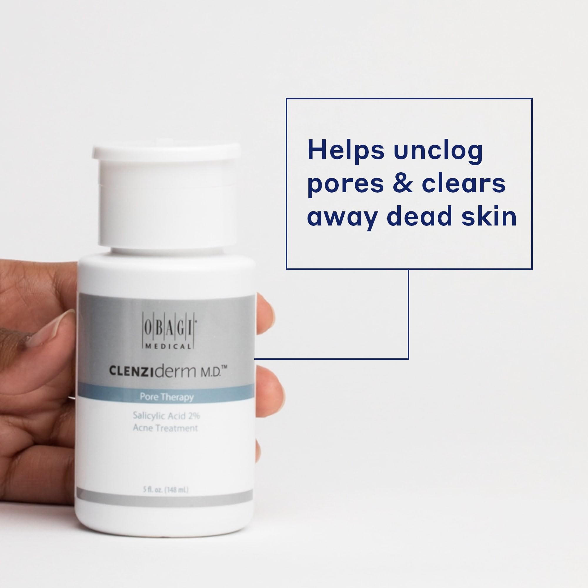Obagi Medical CLENZIderm M.D. Pore Therapy Acne Treatment, 2% Salicylic Acid Facial Toner for Oily Acne Prone Skin, 5 Fl Oz, Pack of 2