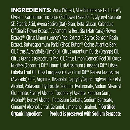 Avalon Organics Hand & Body Lotion, Refreshing Lemon, 12 Oz