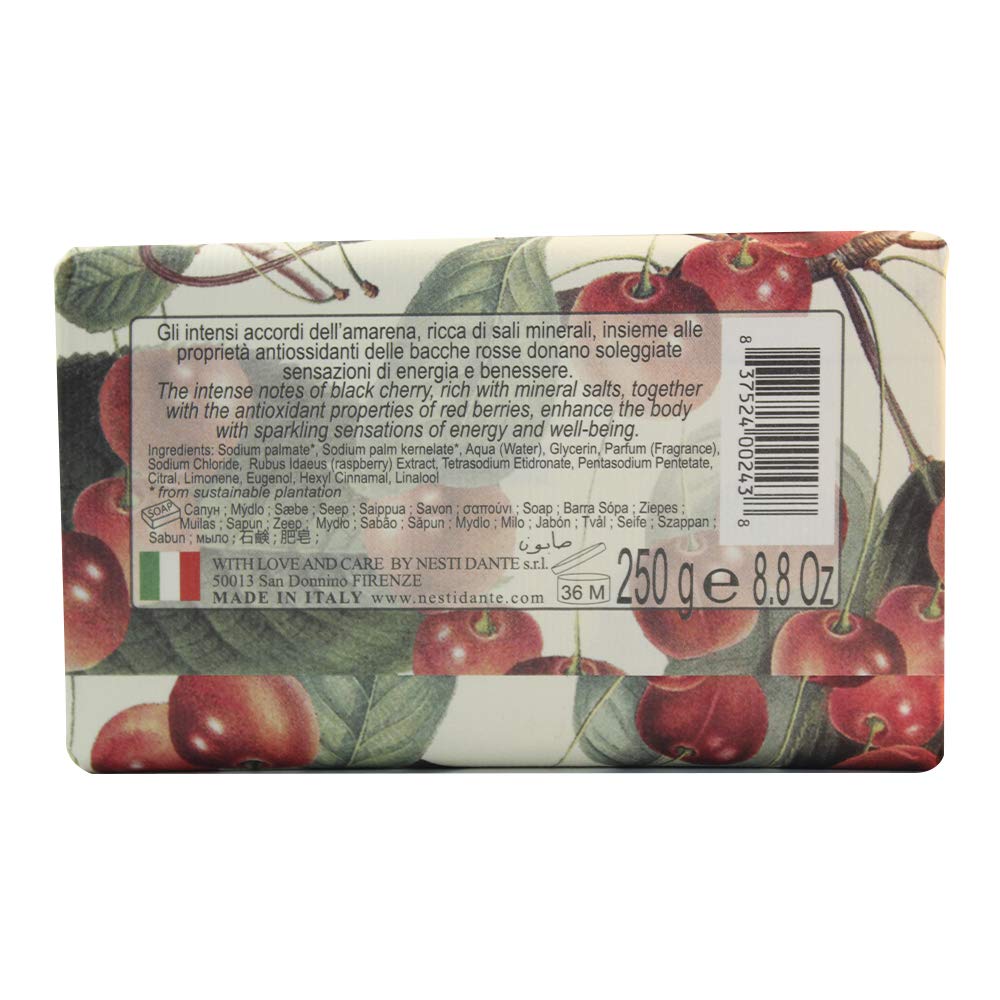 Nesti Dante Il Frutteto Black Cherry & Red Berries Soap 250g