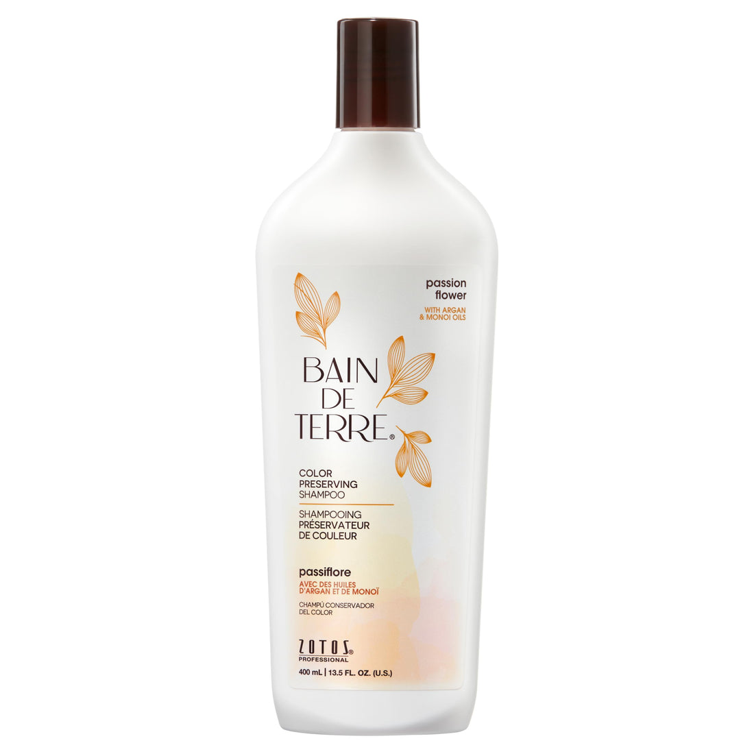 Bain De Terre Passion Flower Color Shampoo 13.5 Fluid Ounce