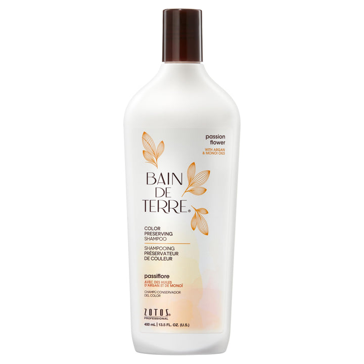 Bain De Terre Passion Flower Color Shampoo 13.5 Fluid Ounce