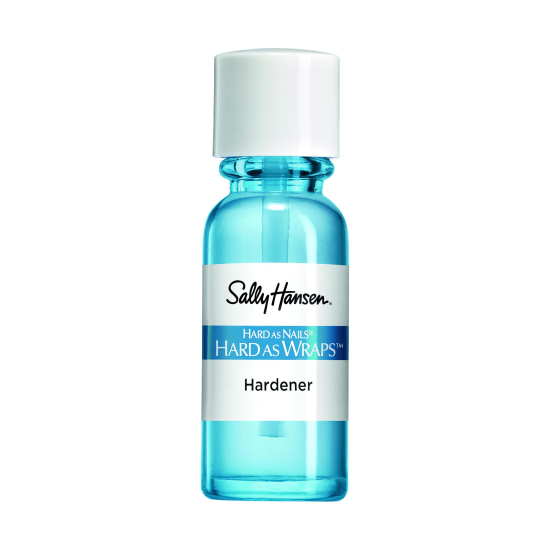 Sally Hansen Hard As Nails® Hard As Wraps™, Transparent, Nail Hardener, .44 Fl Oz, Nail Strengthener, Clear Nail Polish, Nail Strengthening Polish, Smooth, Protective