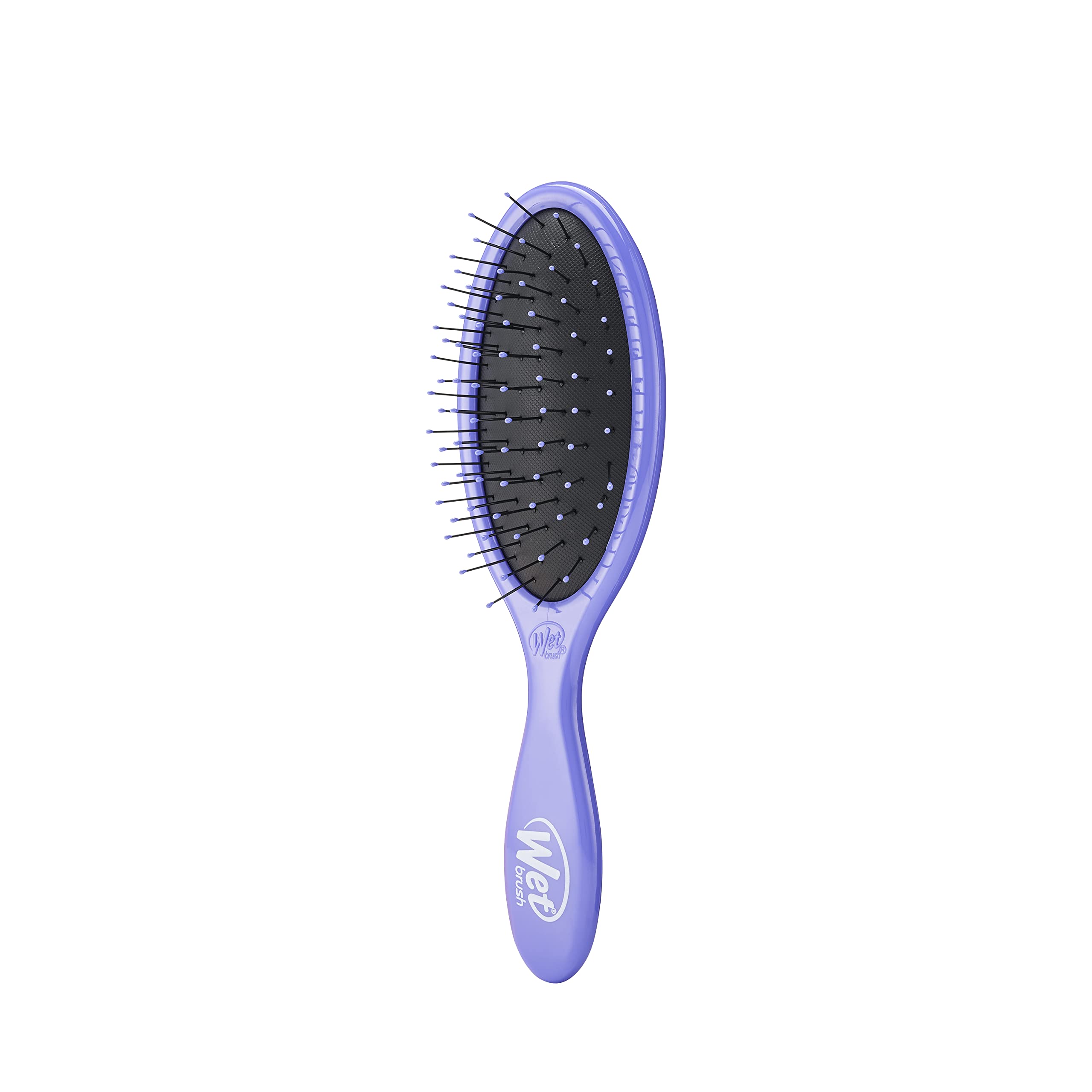 Wet Brush Thin Detangler Brush - Purple, Custom Care - All Hair Types - Ultra-Soft IntelliFlex Bristles Glide Through Tangles with Ease - Pain-Free Comb for Men, Women, Boys and Girls