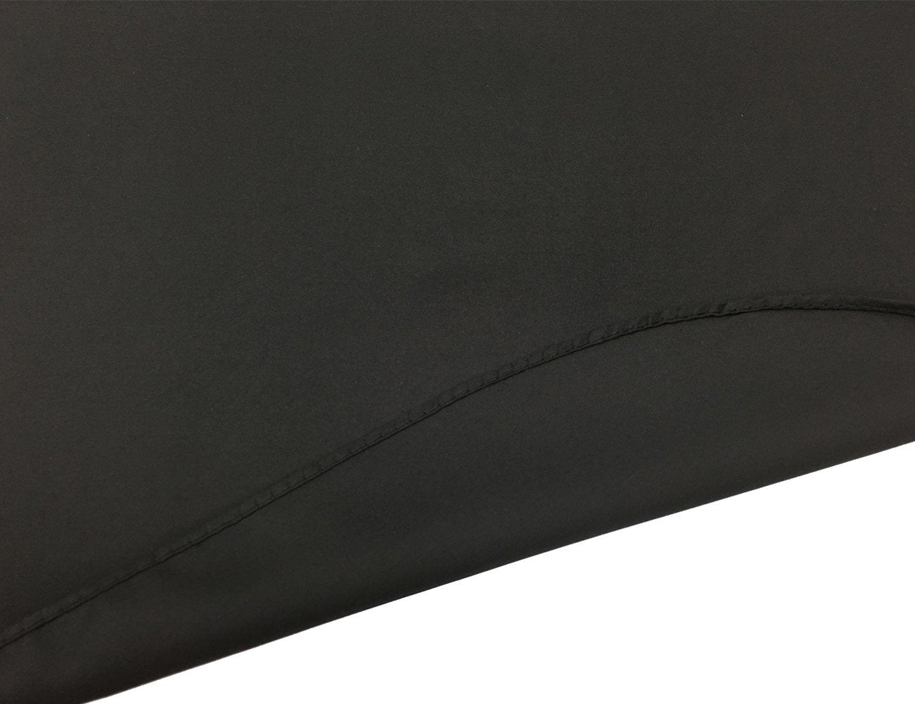 XMW MutiPurpose Solid Styling Hair Salon Polyester Cape with Adjustable Neck Closure Black