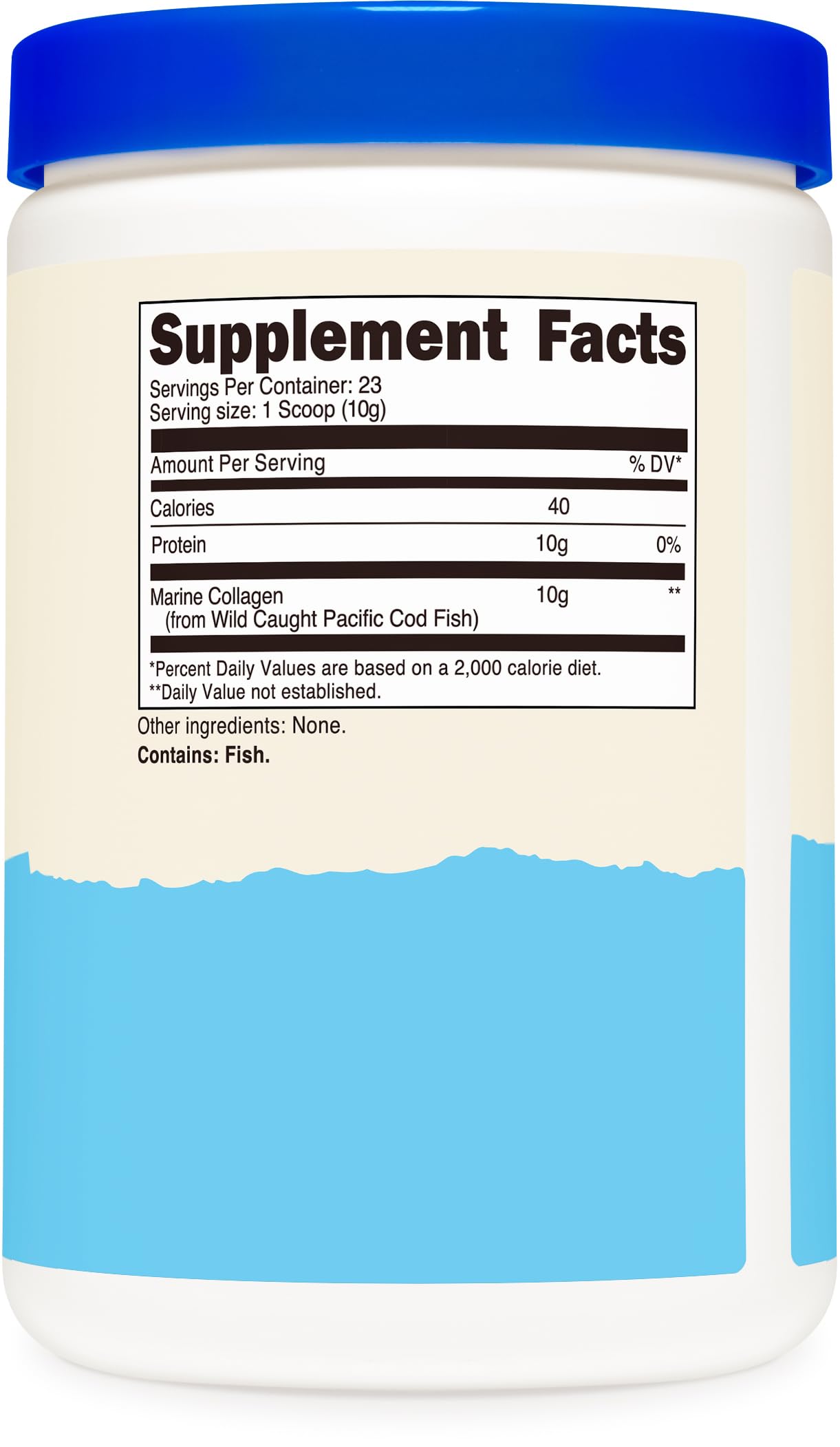 Nutricost Marine Collagen Powder Wild Caught Fish (8 oz) - 23 Servings, 10 G Protein Per Serving, Alaskan Wild-Caught
