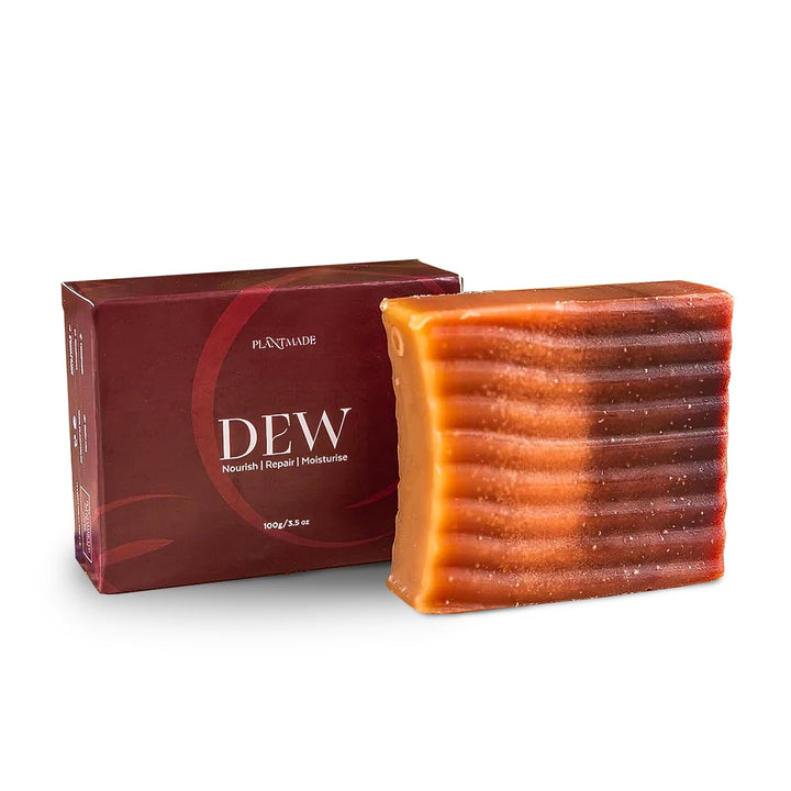 Plantmade Hair and Beard Moisturizing and Strengthening Deep Conditioning Bar, Softens for Better Manageability, Plant Based Natural Ingredients (Dew, 3.5 oz)