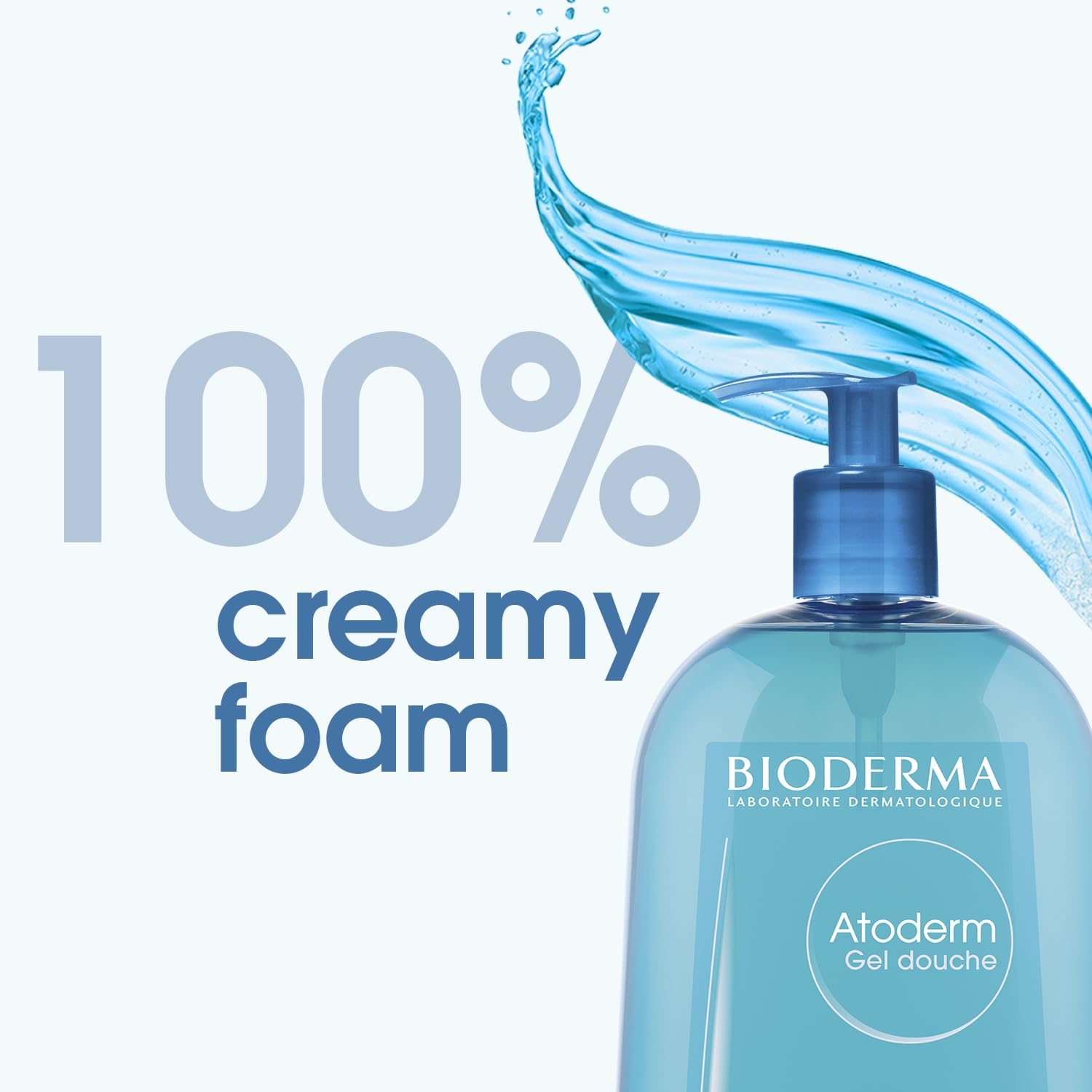 Bioderma - Atoderm Hydrating Shower Gel Body Wash - Moisturizing Face and Body Cleanser for Normal to Dehydrated Sensitive Skin
