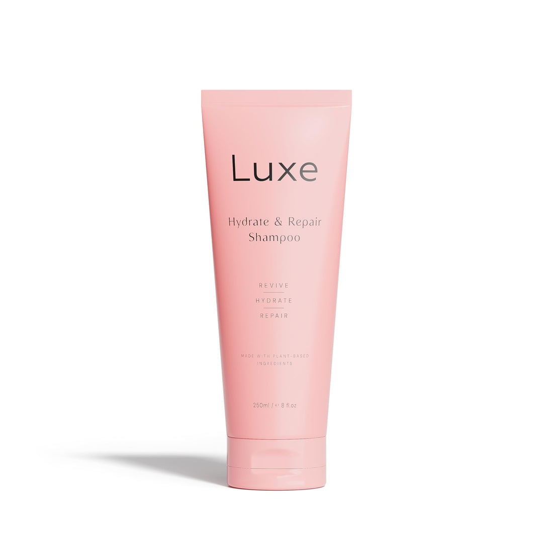 Luxe Cosmetics Hydrate Repair Shampoo - Plant-Based, Deep Hydration for Dry, Damaged Hair, Suitable for All Hair Types- Daily Shampoo