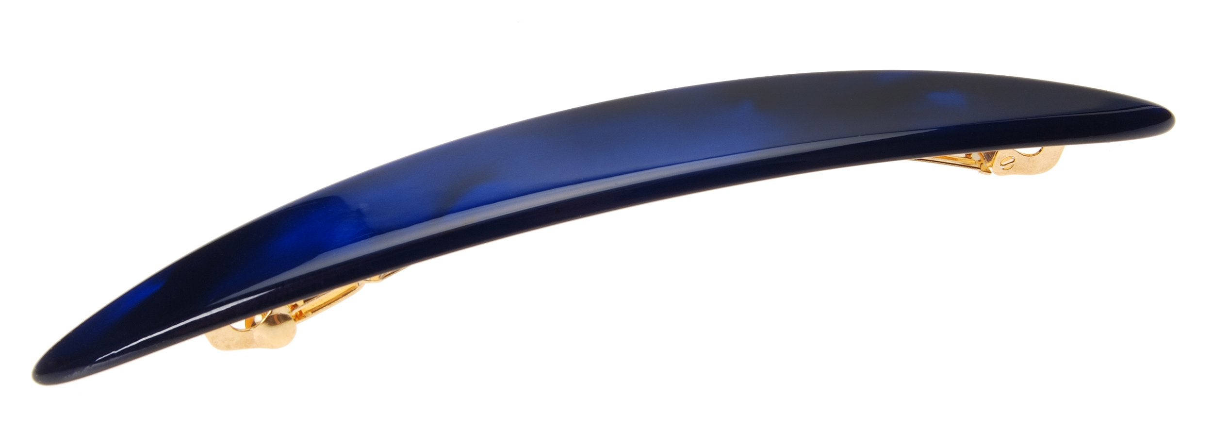 France Luxe Oblong Long and Skinny Barrette - Nacro Ocean