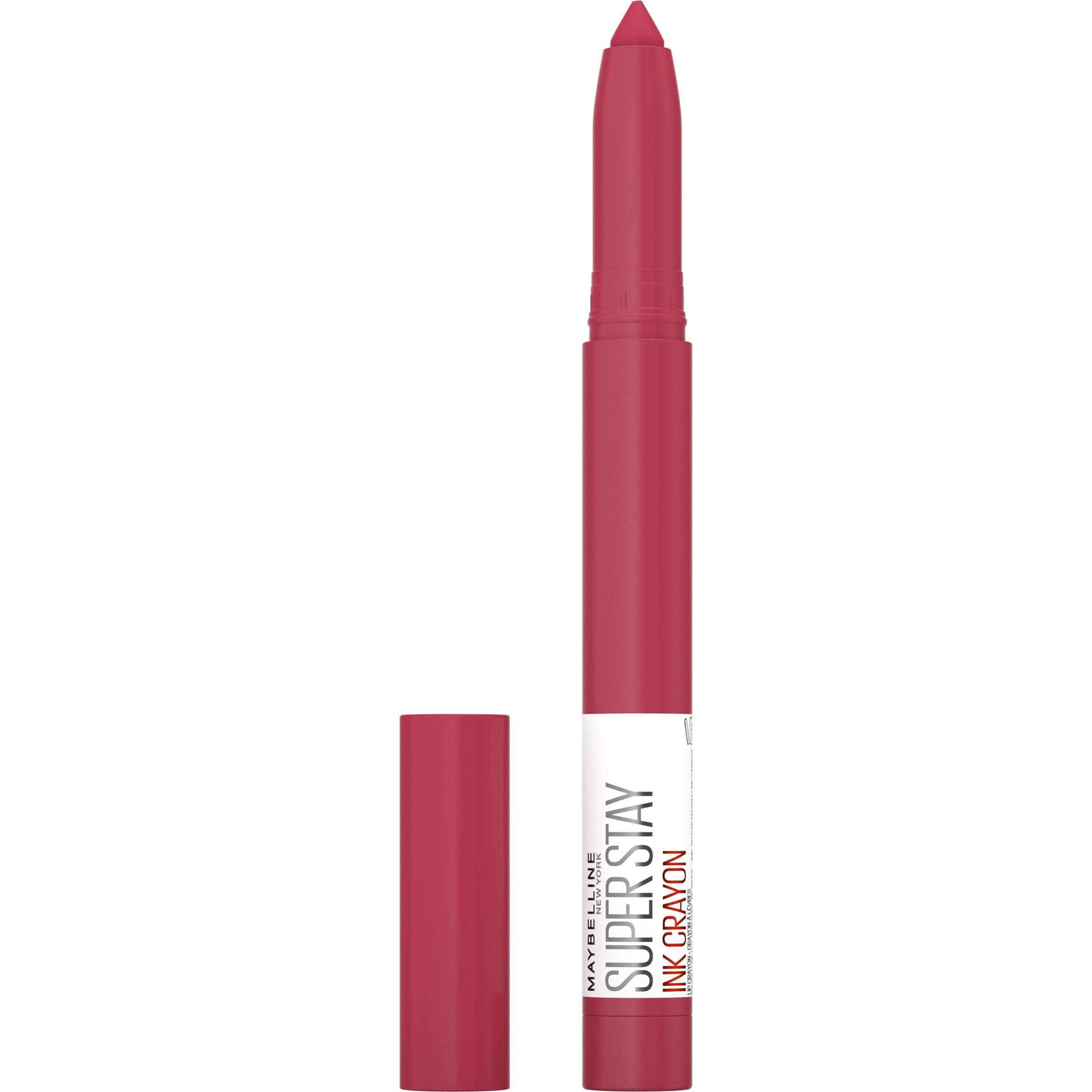 Maybelline New York Maybelline Super Stay Ink Crayon Matte Longwear Lipstick Makeup, Pave The Road, 0.04 Ounce ., 130 Pave The Road, 0.04 ounces (Pack of 2)