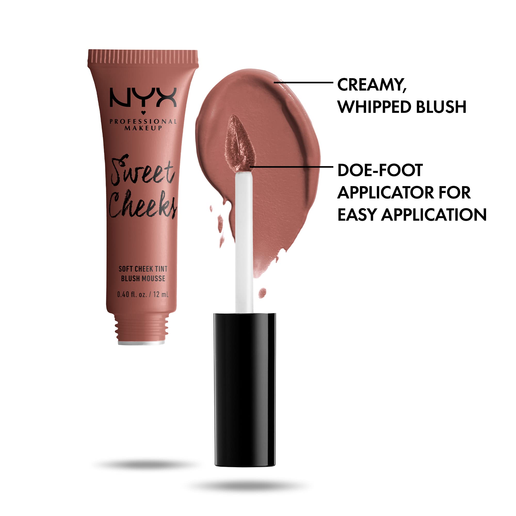 NYX Professional Makeup Sweet Cheeks Soft Cheek Tint - 0.40 fl oz (Nude Tude)