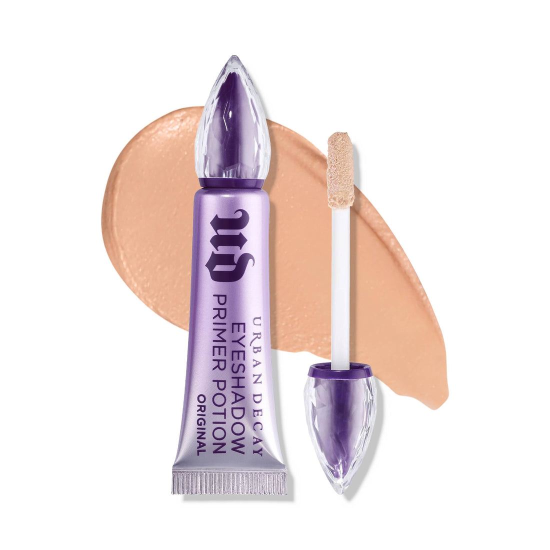 Urban Decay Eyeshadow Primer Potion - Nude Eyelid Base Travel Primer, for Smooth & Crease-Resistant Eye Makeup, Waterproof & Long-Lasting, Translucent Shade, Universal for All Skin Tones - 0.16 fl oz