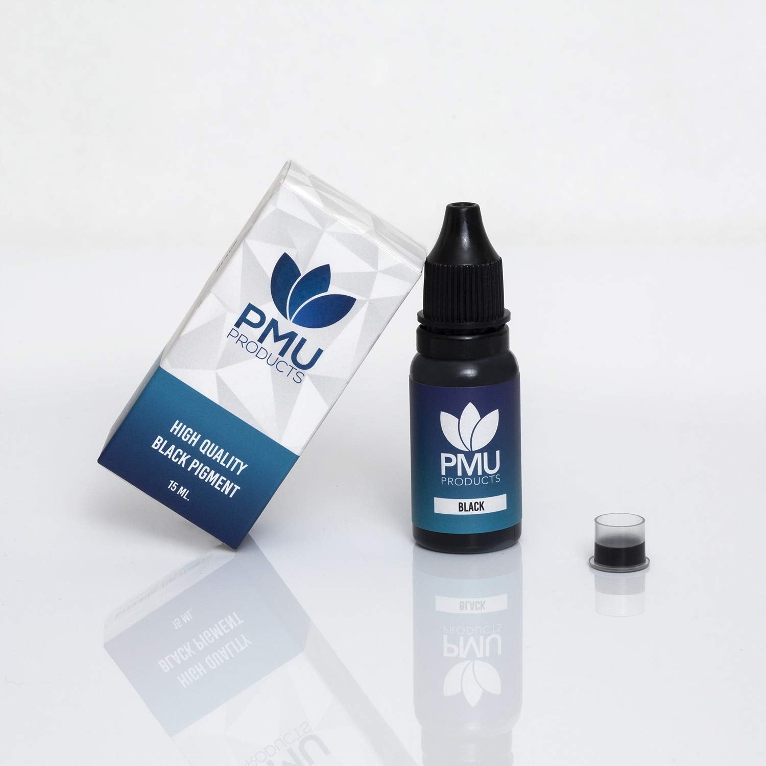 Microblading Practice Ink 15ml – Training Black Practice Ink for Pens, Needles and Practice Skins – Microblading Pigment for Beginners and Professionals (Black)