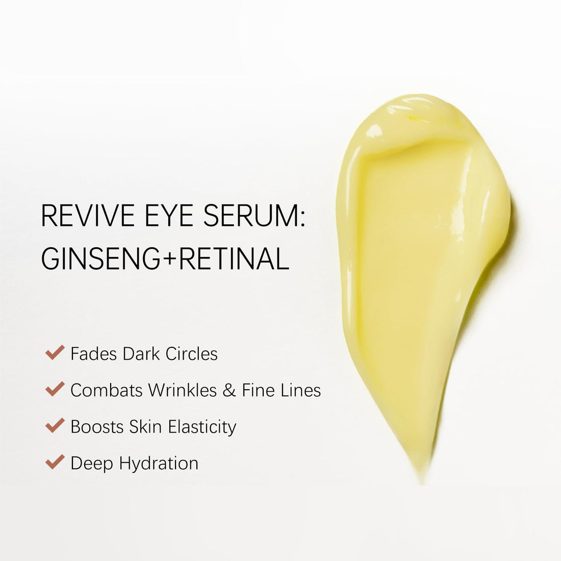 BAUTY JSEON Revive Eye Serum with Retinal Niacinamide Correction for Dark Circles, Puffy Eye Bags, Wrinkles & Fine Lines, Korean Skin Care 1 fl.oz/ 30ml