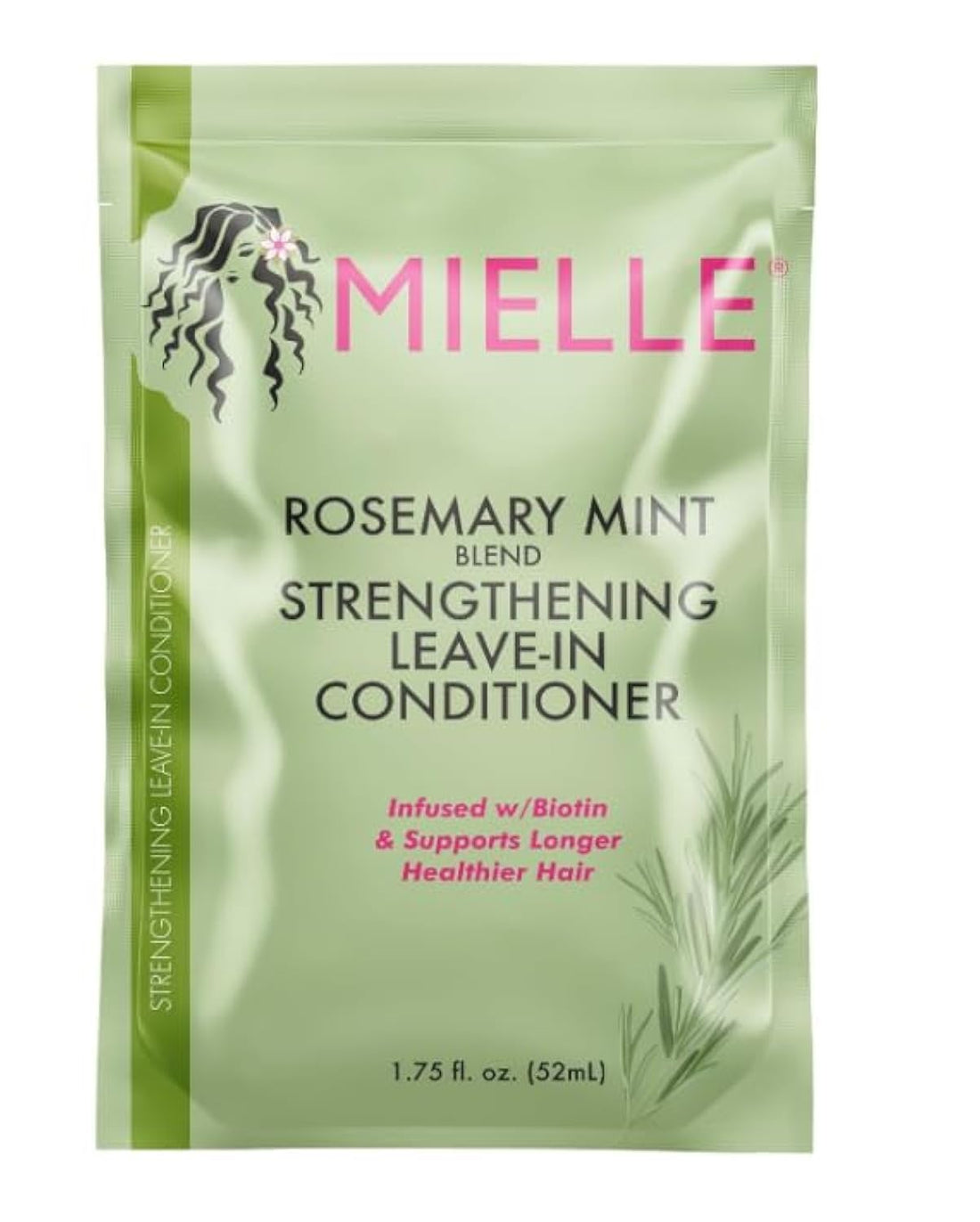 Mielle Rosemary Mint Blend Strengthening Leave-In Conditioner w/Biotin 1.75 Fl Oz (Pack of 3)