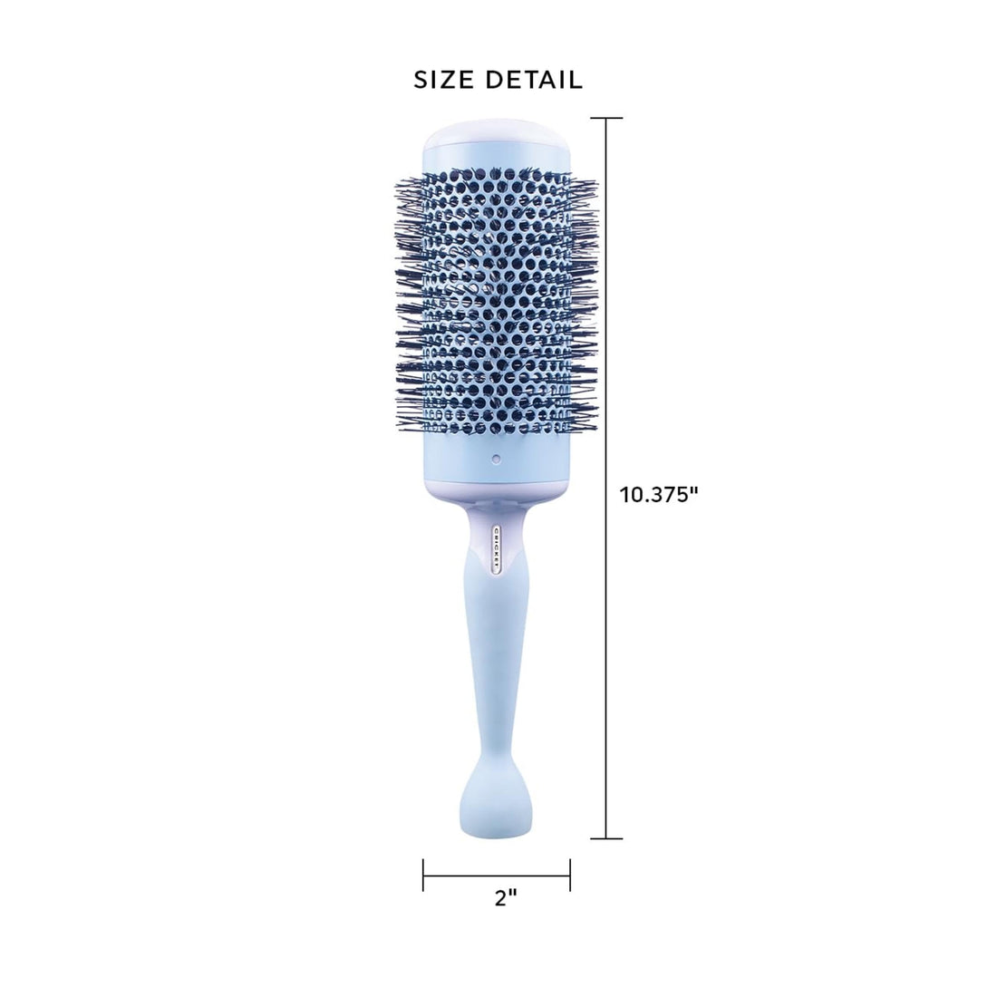Cricket Friction Free Thermal Brush, 2 Inch