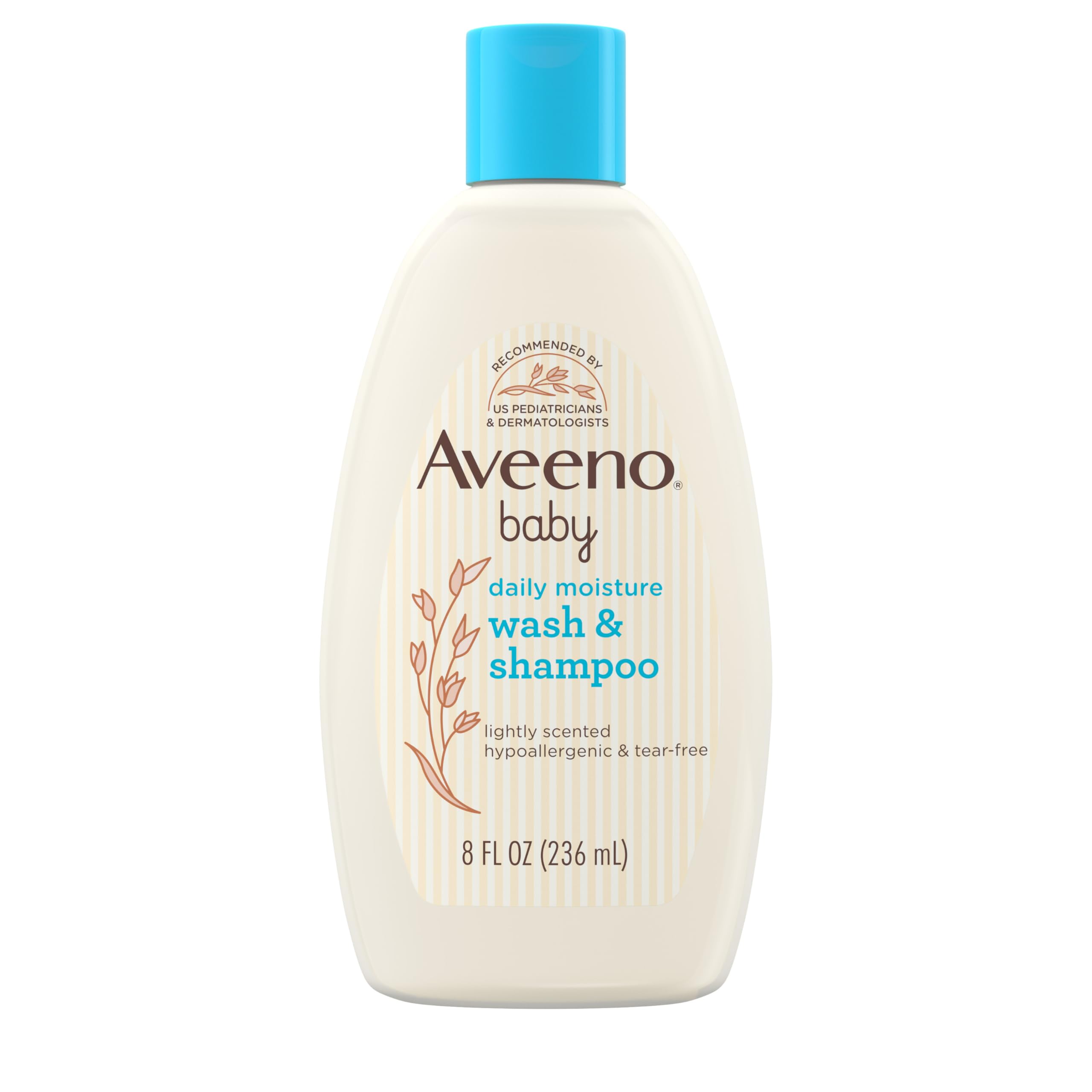 Aveeno Baby Wash & Shampoo for Hair & Body, Tear-Free, Fresh, 8 Oz