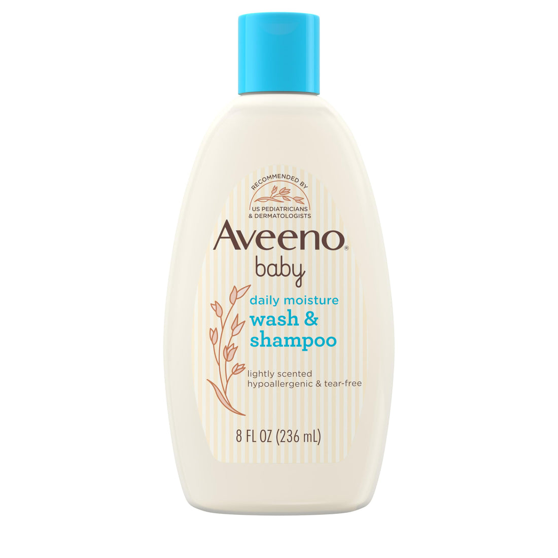 Aveeno Baby Wash & Shampoo for Hair & Body, Tear-Free, Fresh, 8 Oz
