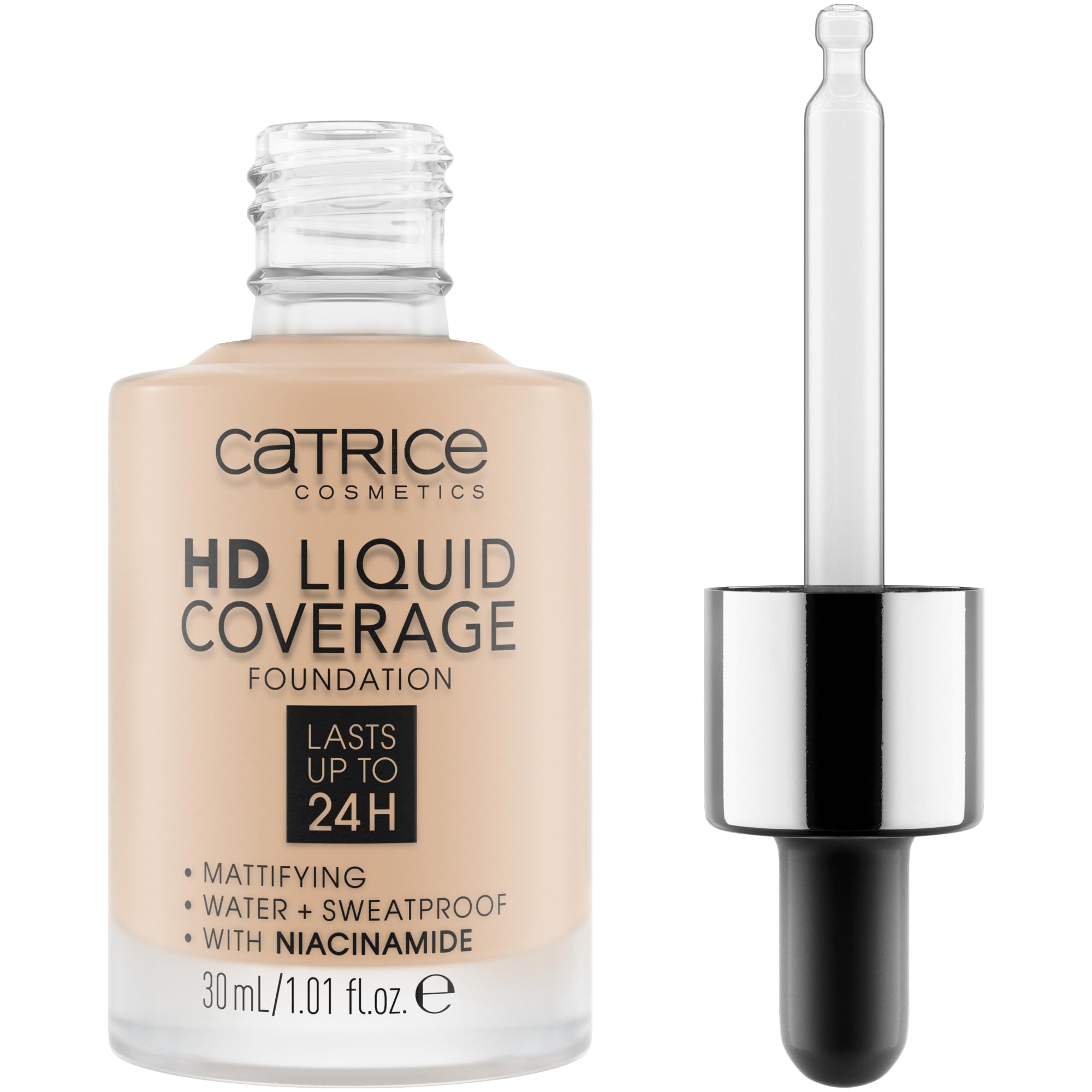 Catrice - Liquid HD Foundation Coverage - 010 Light Beige