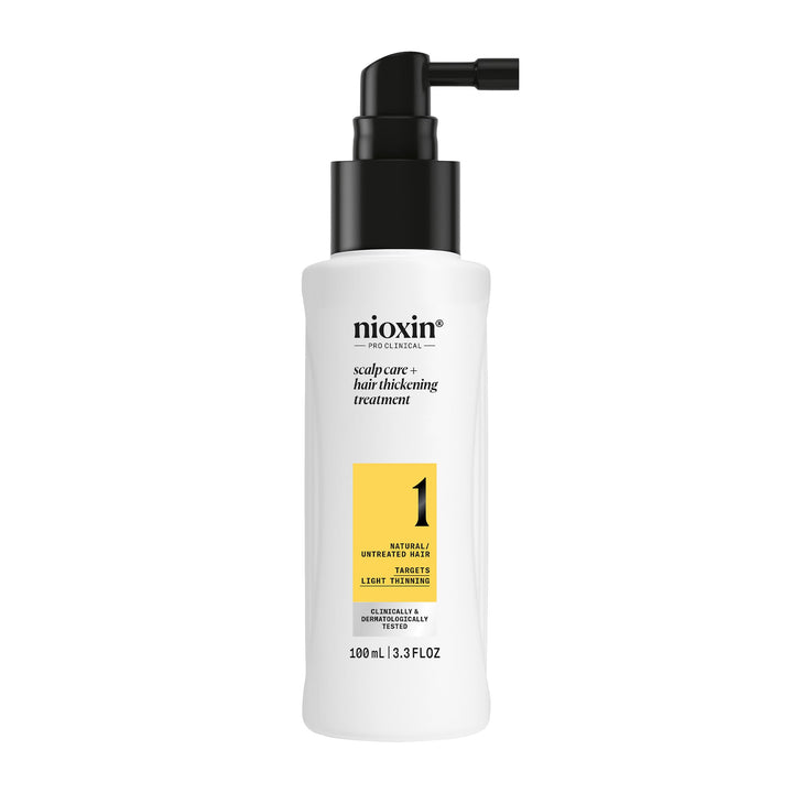 Nioxin Scalp & Hair Leave-In Treatement System 1 (Fine Hair/Normal to Light Thinning), 3.4 oz