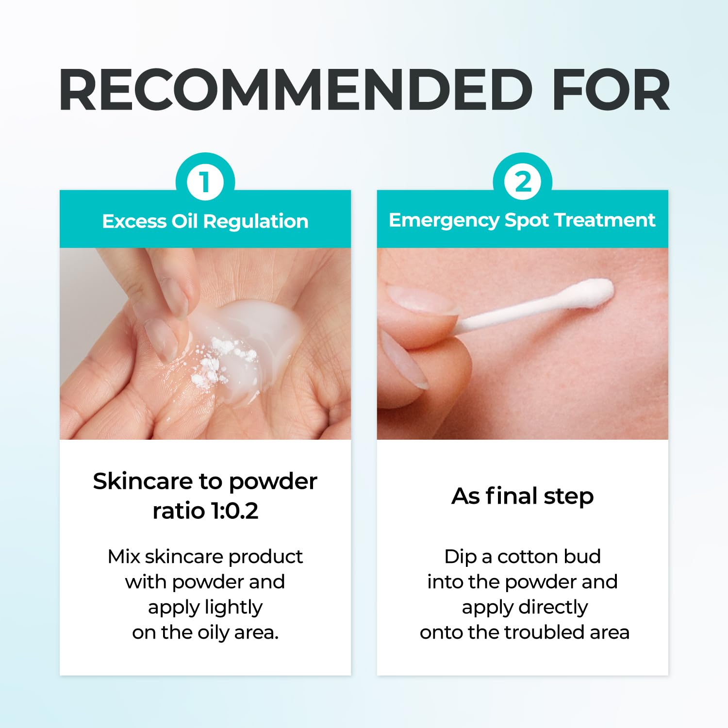 numbuzin No.1 Powder | Pantothenic B5 Active Drying Powder | Spot Treatment Acne, Pantothenic Acid, Niacinamide, Madecassoside | Excess Oil Control, Flattens Cystic Acne, Breakouts | 0.24 oz.