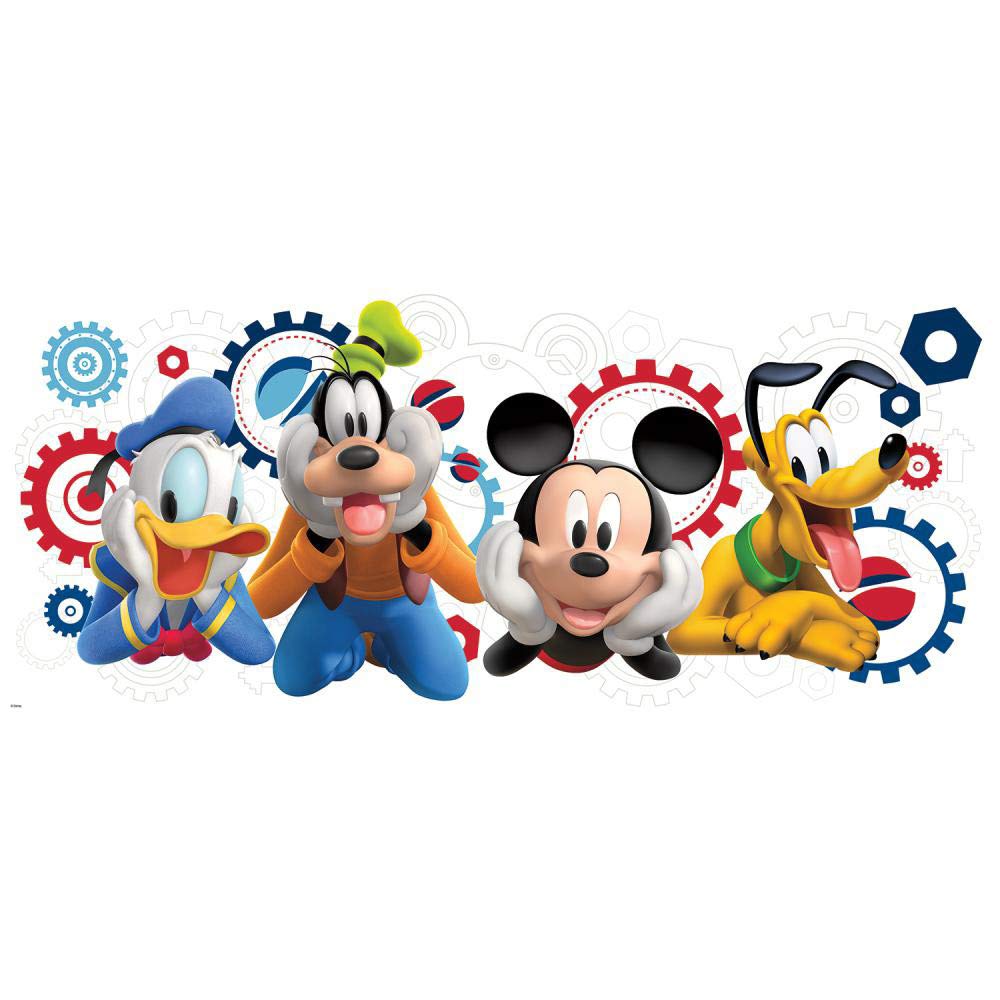 RoomMates RMK2561GM Disney Mickey Mouse Clubhouse Capers Giant Peel and Stick Wall Decals
