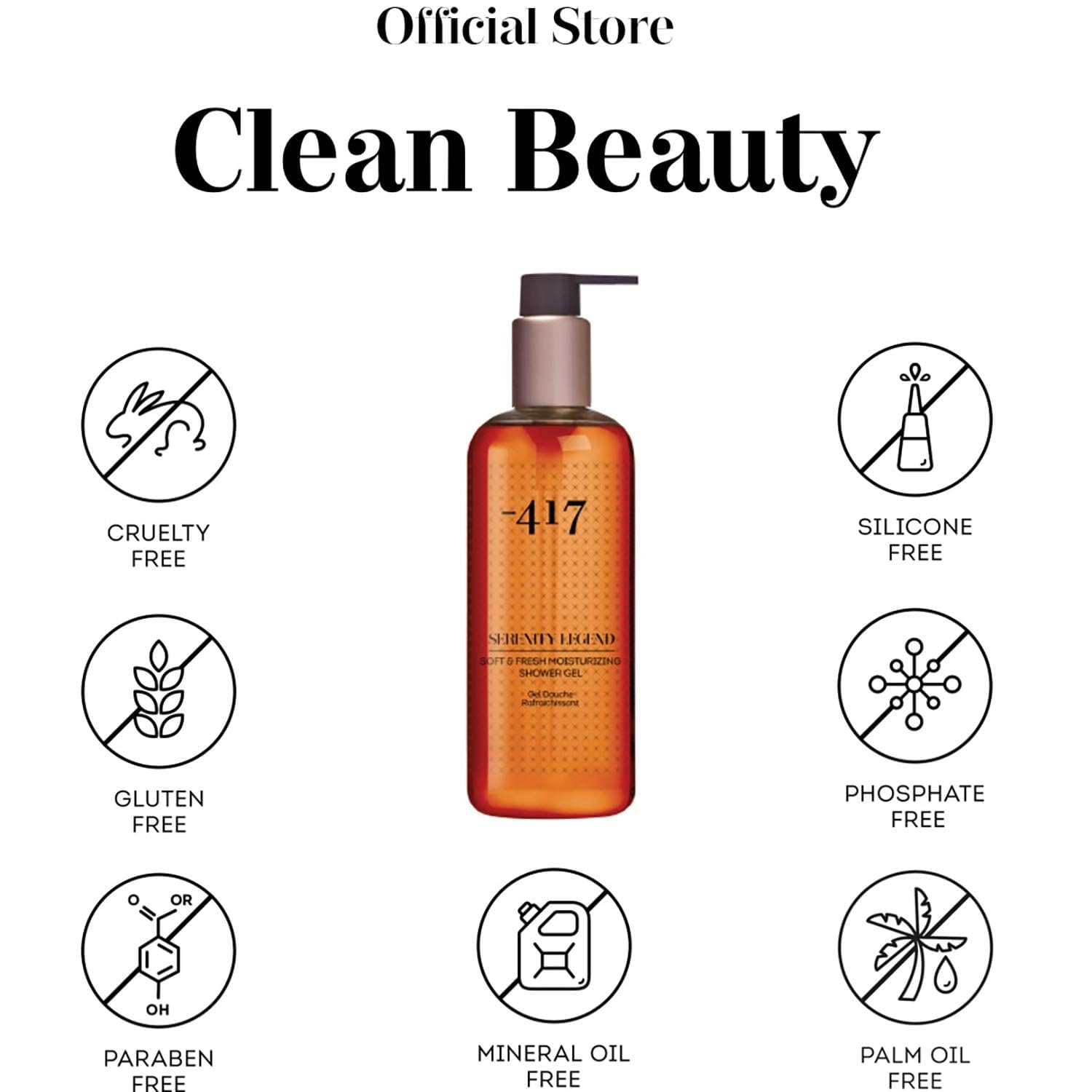 -417 Dead Sea Cosmetics Fresh Moisturizing Shower Gel - Anti-Aging and Nourishing Delicate Daily Body Shower Gel for Instantly Soft Skin - with Aloe Vera - All Natural 11.8 oz