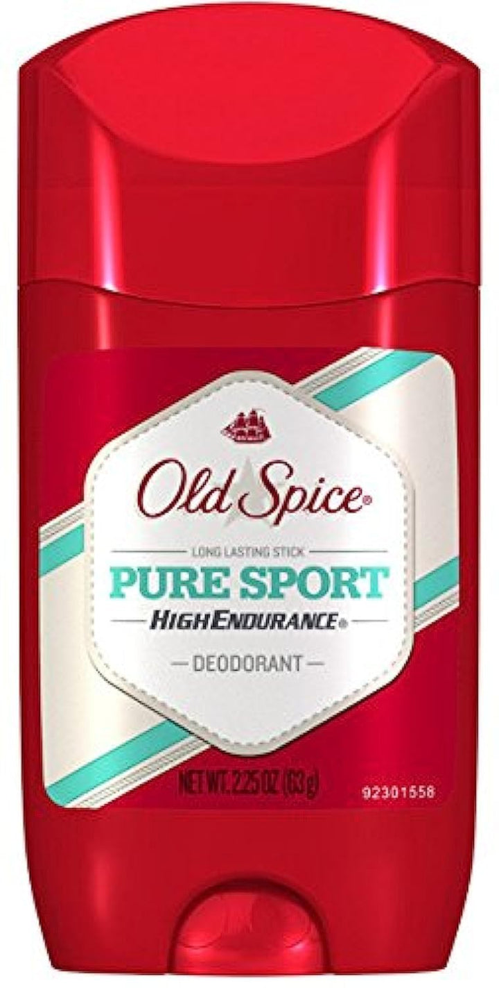 Old Spice Pure Sport High Endurance Deodorant Stick For Men 63 G, Pack of 1