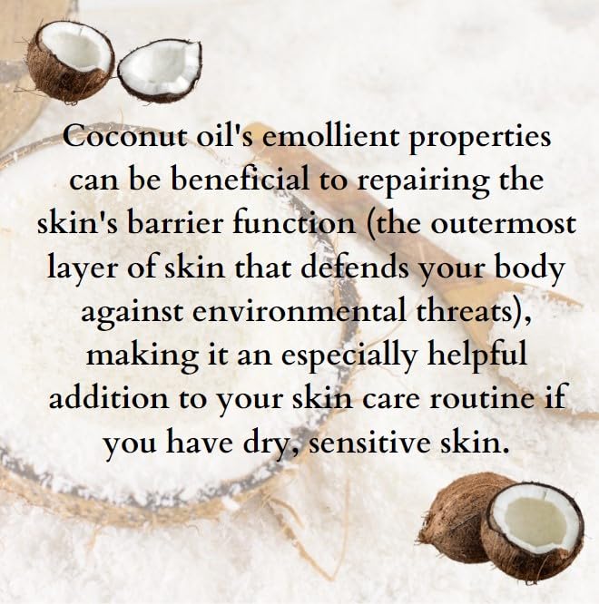 NATURE WELL Extra Virgin Coconut Oil Moisturizing Cream for Face, Body, & Hands, Anti Aging, Firming, Restores Skin's Moisture Barrier, Provides Intense Hydration for Dry & Dull Skin, 10 Oz