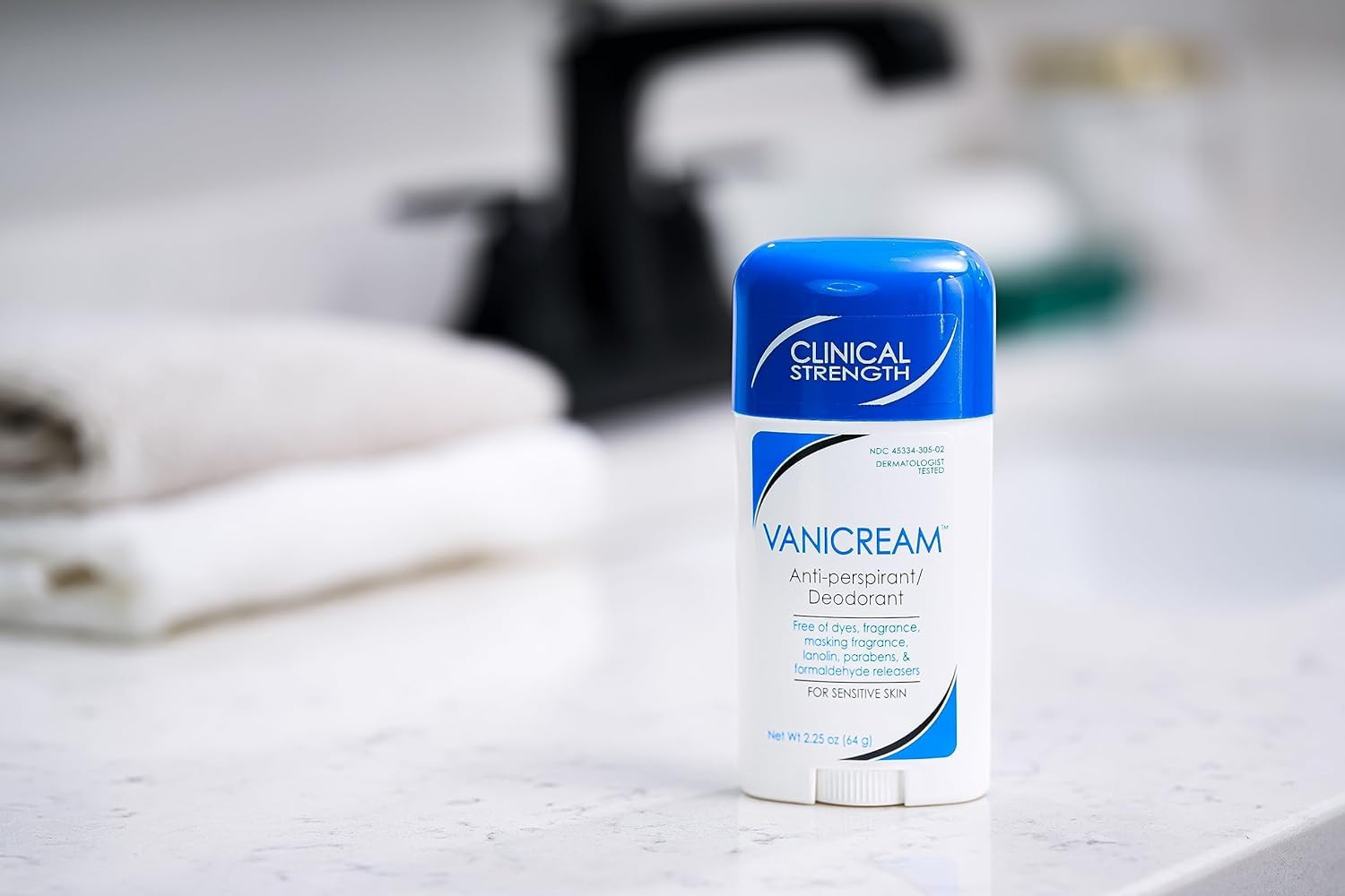 2 Value Pack Vanicream Anti-Perspirant Deodorant Clinical Strength Sensitive Skin 2.25 Ounces