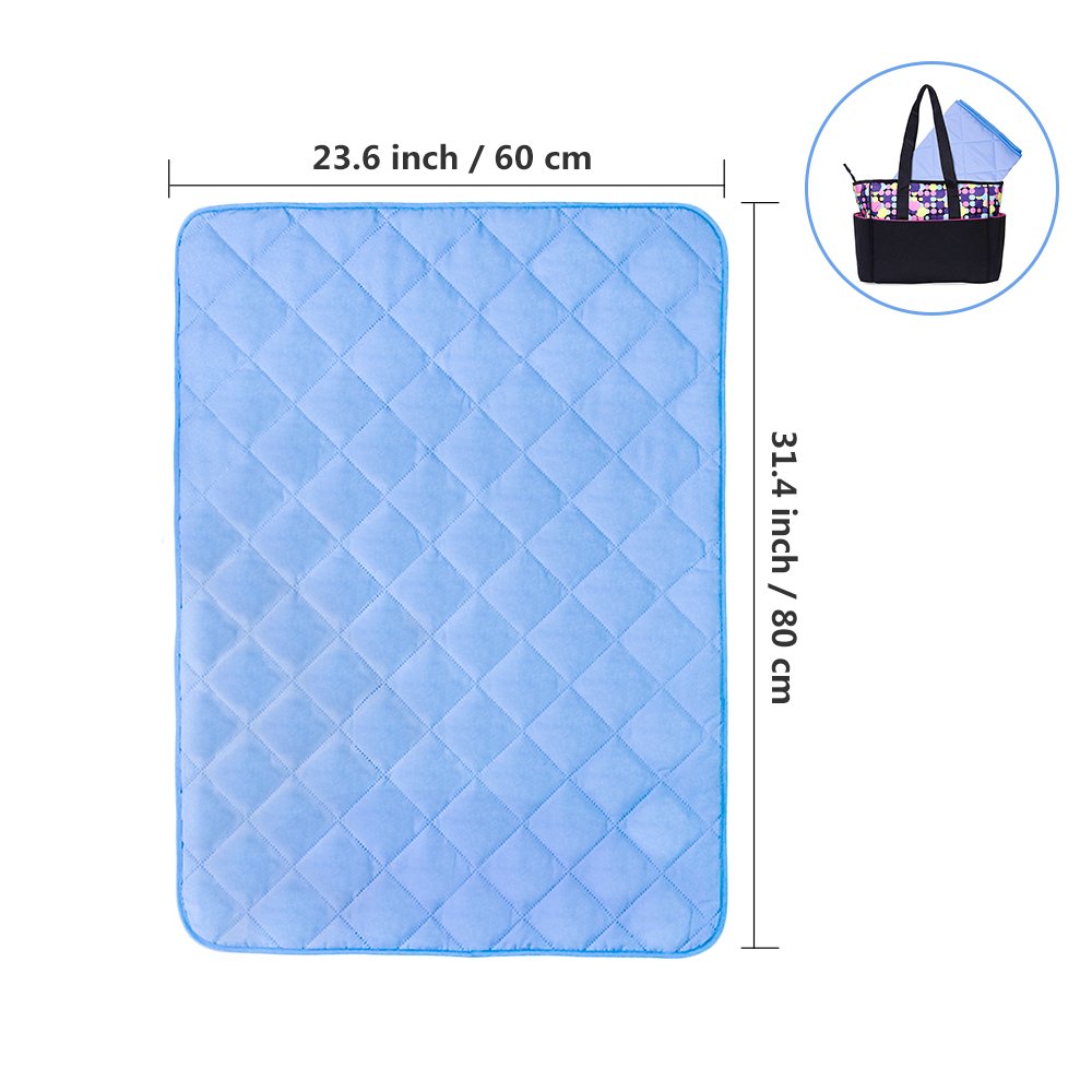 Topwon Quilted Changing Pad Waterproof, Crib Mattress Pad Liner,Comfy and Soft Foldable Mattresses 23'' x 31'' Protection for Kids, Adults, Elderly | Liquid, Urine, Accidents (Pack of 1)