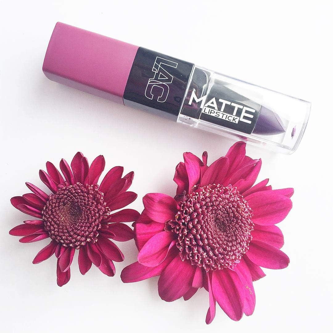 L.A. Colors Matte Lipstick, Entice Purple, 3.8g