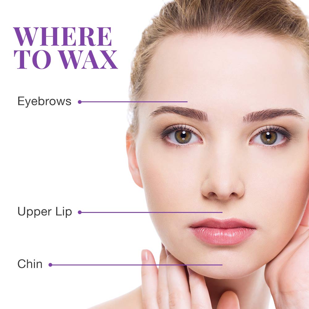 Clean + Easy Ready- To- Use Wax Strips For Facial Waxing, No Heating Required, Great For Unsightly Hair Removal Touch-Ups, 12 Ct.