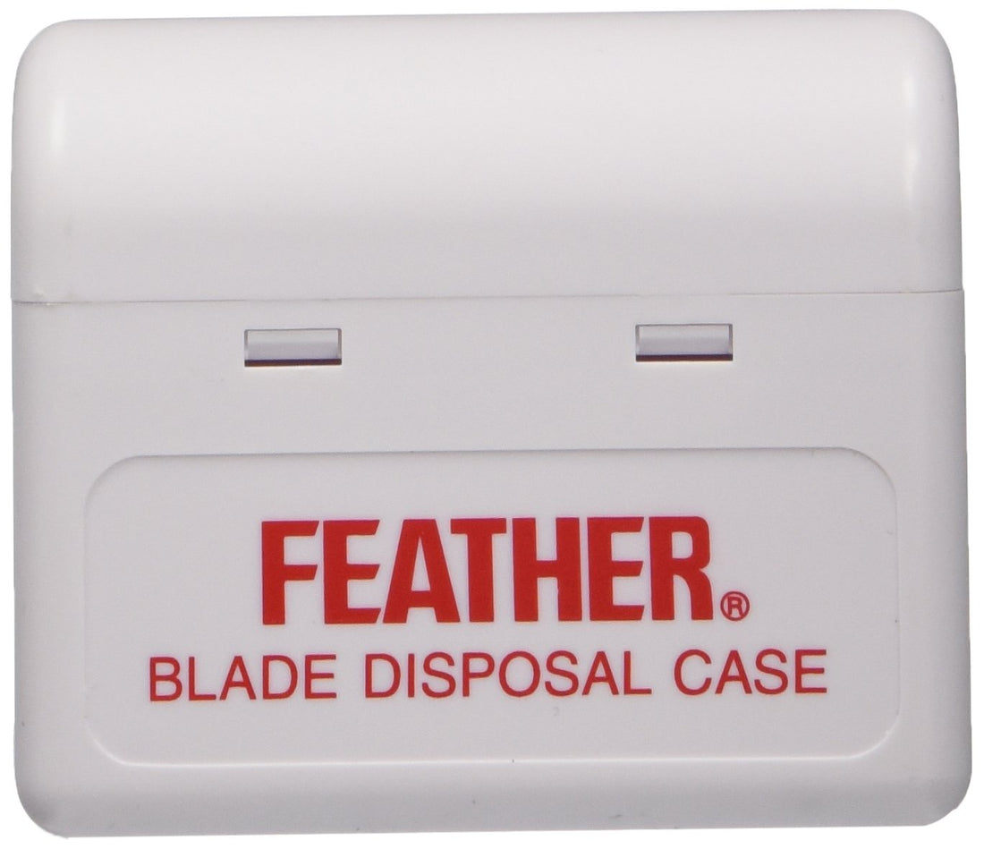 Feather Razor Blade Disposal Case for Barbers