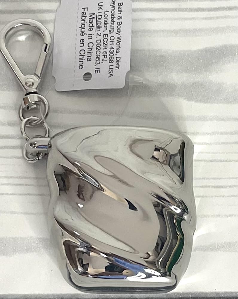 Bath and Body Works Chrome Hardcase Pocketbac Hand Sanitzer Holder
