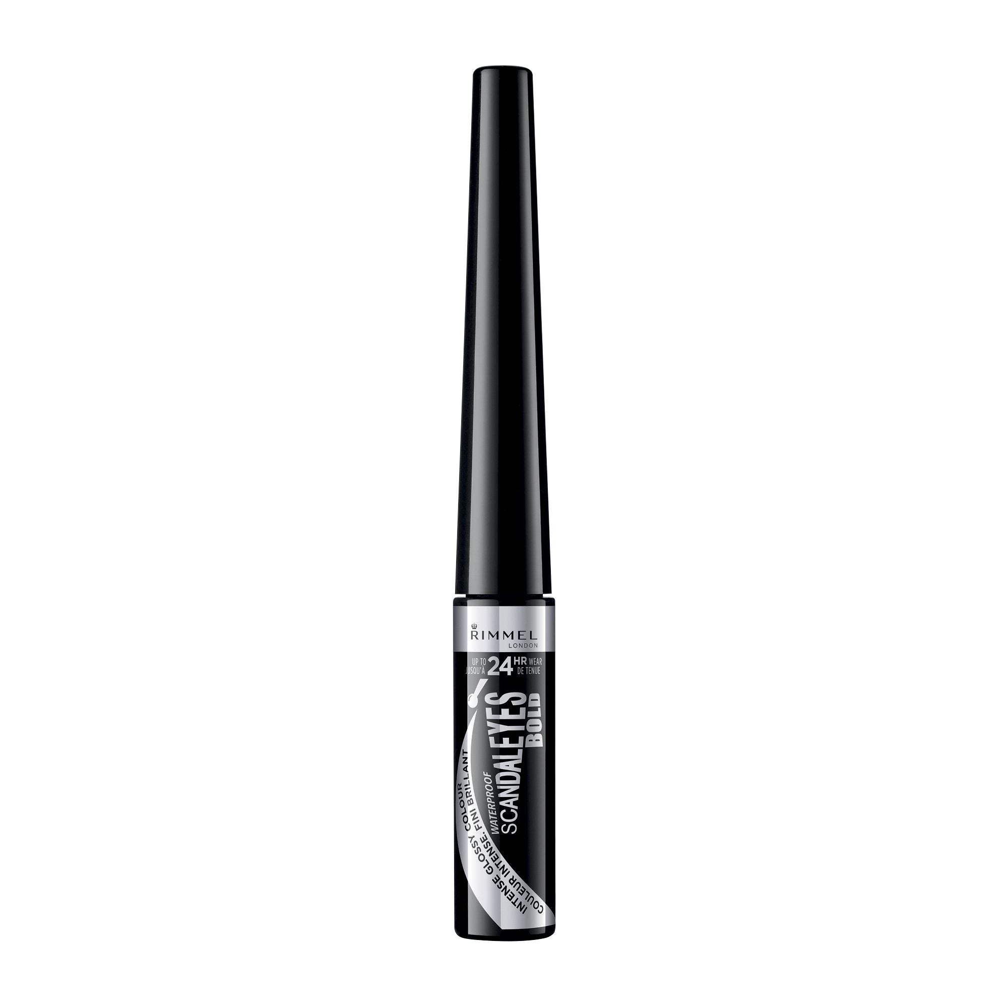 Rimmel Scandaleyes Liquid Liner, 001 Black, 0.37 Fluid Ounce