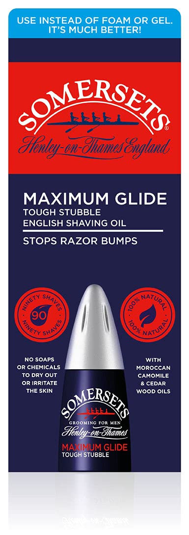 Somersets Men's Tough Stubble Shave Oil