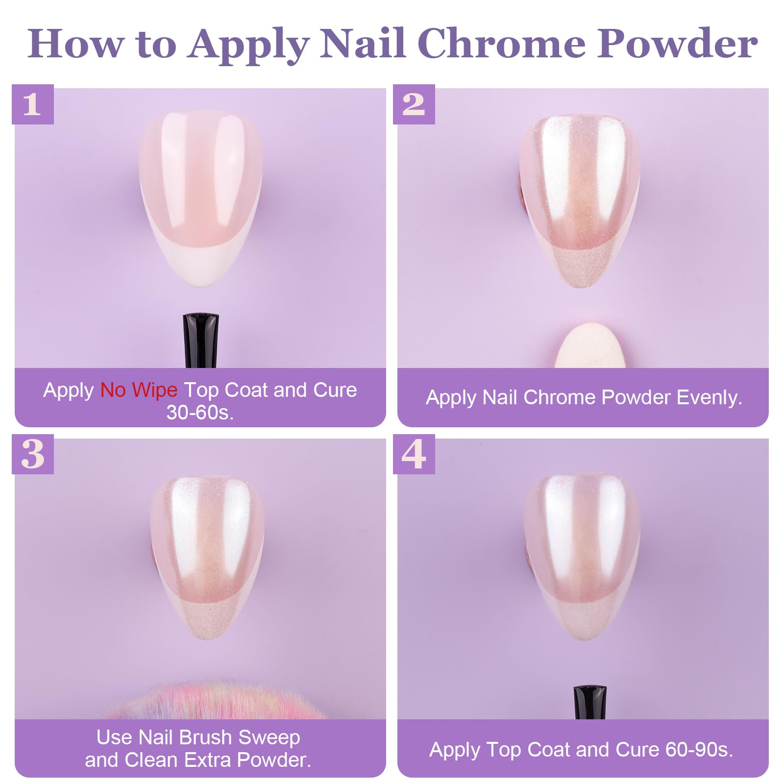 Teenitor Short French Tip Press on Nails, 15 Sizes of French Press on Nails, Short Almond Press on Nails Fake Nails Gel Press on Nails