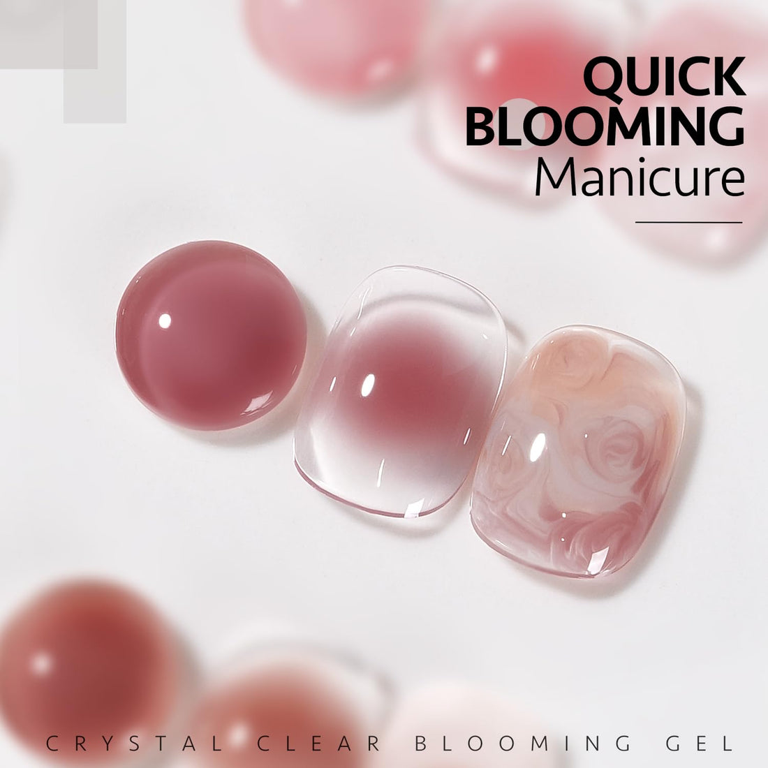 GAOY Nail Blooming Gel, 16ml Clear Blooming Gel Polish, Spreading Effects Soak Off UV Light Cure for Nail Art DIY